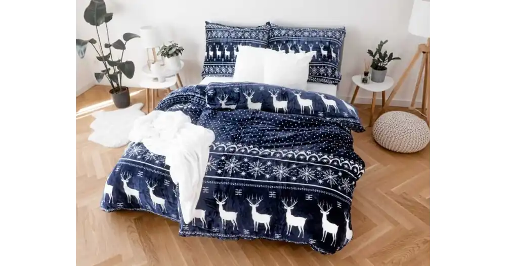 Nakupujte Hned Prodloužené povlečení mikroplyš Exclusive – Sob blue