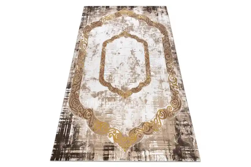 Bezpečná Platba Koberec AKRYL VALS 0A040A H02 53 ornament bež / měděný