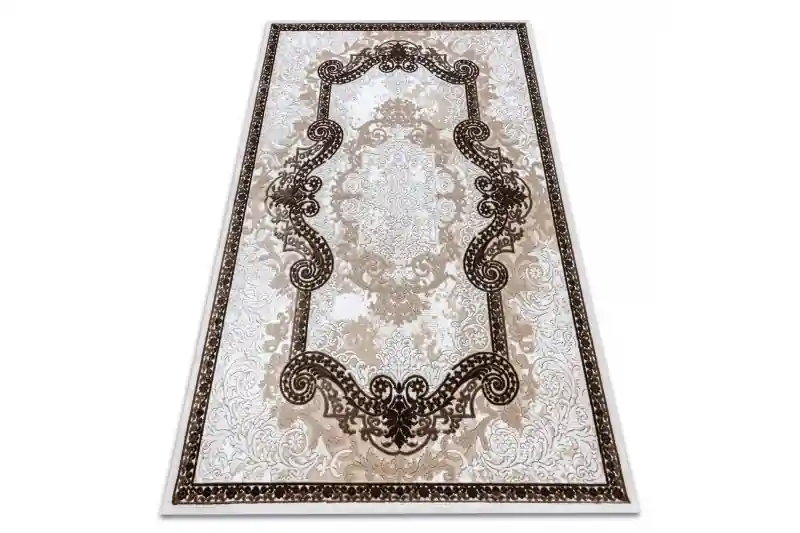 Nakupujte Hned Koberec AKRYL VALS 0W0074 C56 47 Rozeta ornament sloní kost / braz