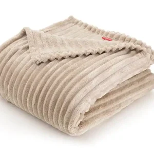 Deka SOFT TRACE beige wh Levný