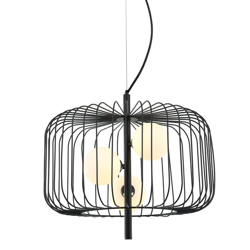 Závěsná lampa DAREN MDM-3936_3 BK Výprodej