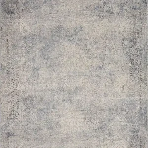 Koberec RUSTIC TEXTURES 9 IVORY/L. modrý Finální Výprodej