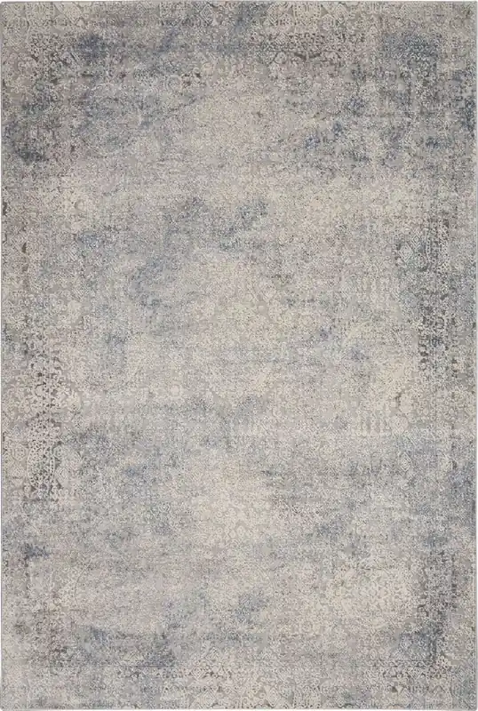 Koberec RUSTIC TEXTURES 9 IVORY/L. modrý Finální Výprodej
