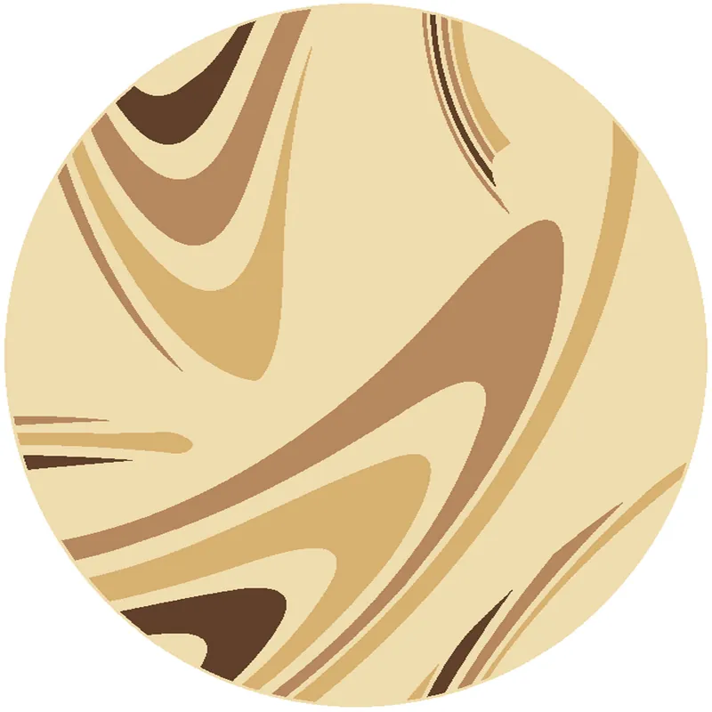 Koberec COFFEE kruh krémový Akce
