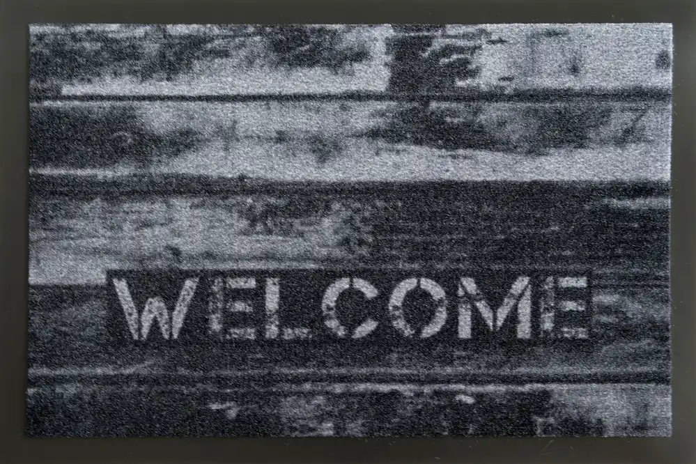 Rohožka WOOD WELCOME grey Rychlé Dodání