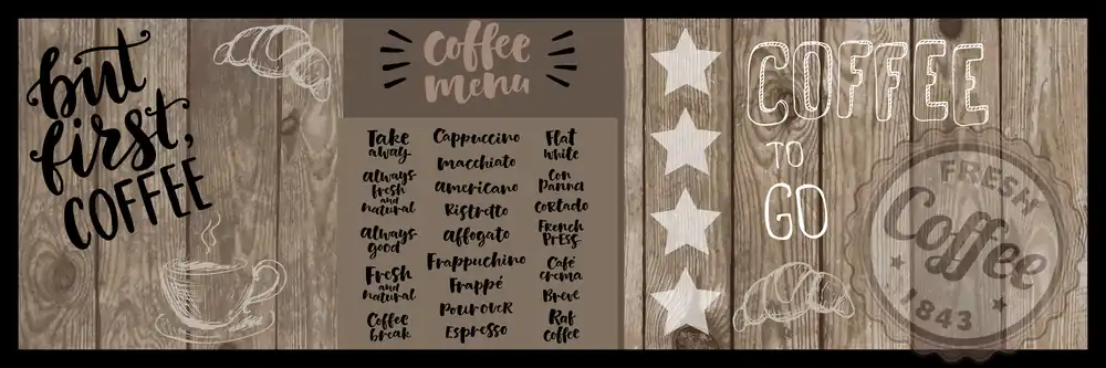 Nejprodávanější Rohožka FIRST COFFEE brown