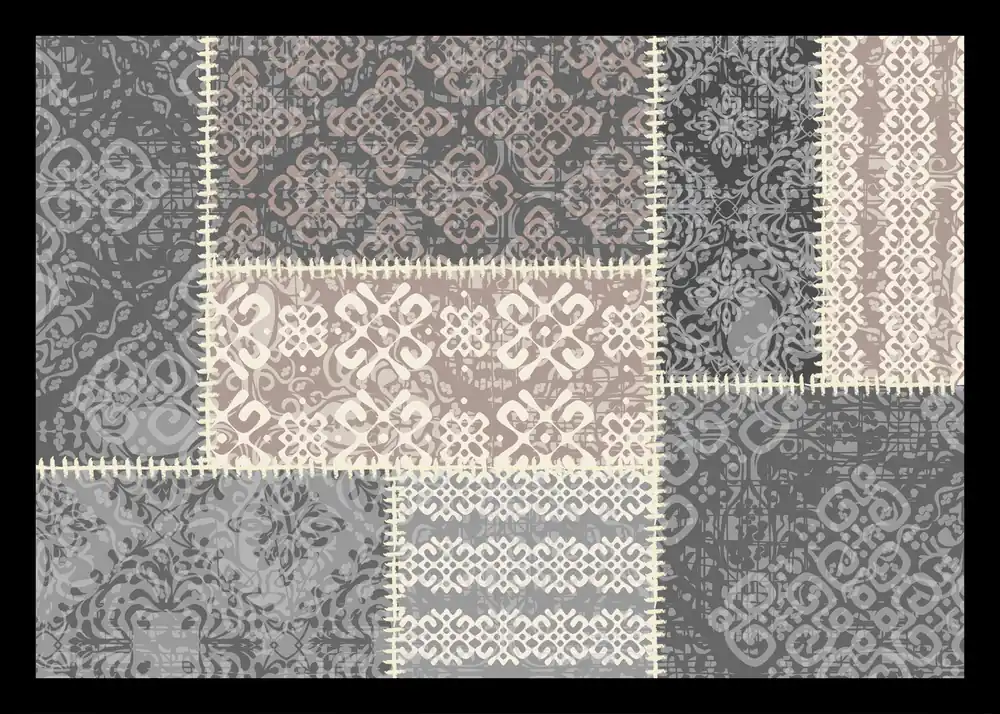 Rohožka ORIENTAL PATCH grey Přímo Od Výrobce