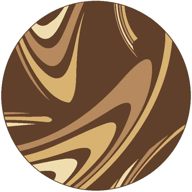 Koberec COFFEE kruh - hnědý Odeslání Ihned