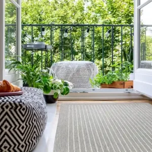 Top Prodej Koberec šňůrkový SIZAL FLAT 48003037 šedý bílý
