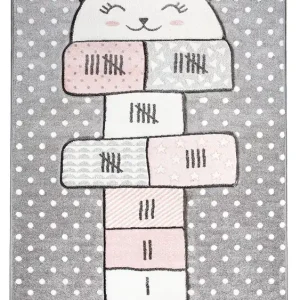 Finální Výprodej Koberec PASTEL BUNNY šedý