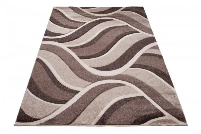 Koberec Sumatra 3481 Waves 3D světle hnědý Horká Nabídka