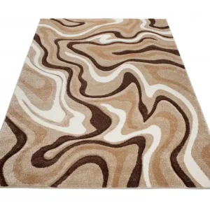Koberec Sumatra C301 3D Contour Cut karamel, béžový Nová Kolekce