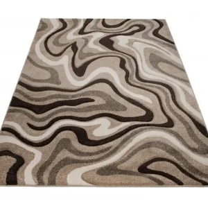 Koberec Sumatra C301B 3D Contour Cut tmavě béžový Novinka