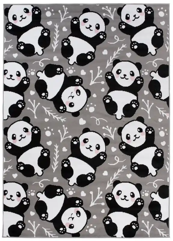Bezpečná Platba Dětský koberec PINKY DE74A Panda šedý