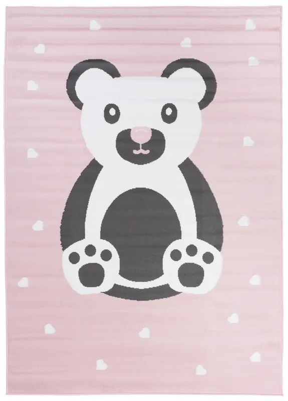 Dětský koberec PINKY DF04A Bear růžový Značkový