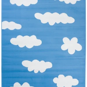 Cenově Výhodný Dětský koberec PINKY T631A Blue Sky White Clouds modrý