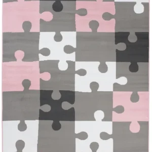 Kup Teď Dětský koberec PINKY Z414C Puzzle šedý, růžový