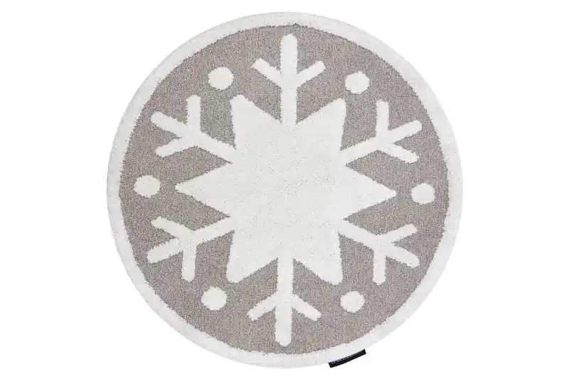 Must-Have Koberec JOY Snowflake béžový / krém