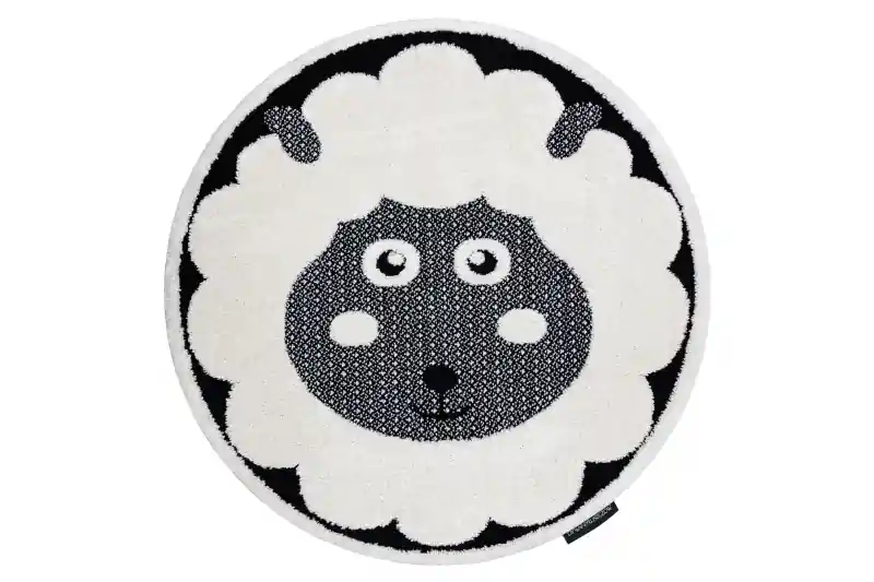 Koberec JOY Sheep krém / černý Vrácení Zdarma