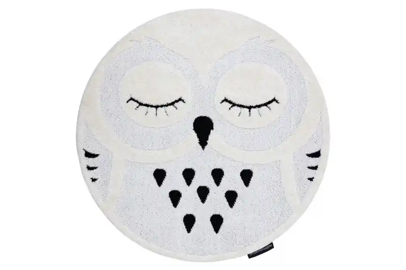 Koberec JOY Owl šedý / krém Speciální Cena