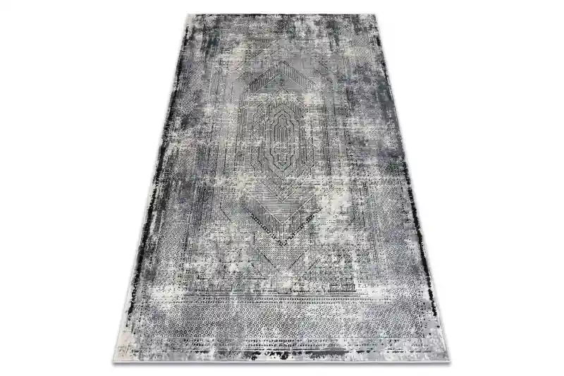 Kup Teď Koberec VINCI 1417 Geometrický vintage - strukturální - sloní kost / antracit