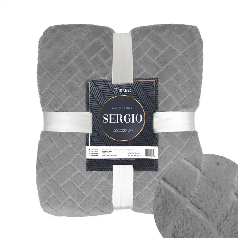 Rychlé Dodání Deka SERGIO šedá