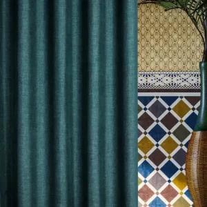 Hotový závěs MOROCCO 3 tyrkysový - na pásce Hit Sezóny
