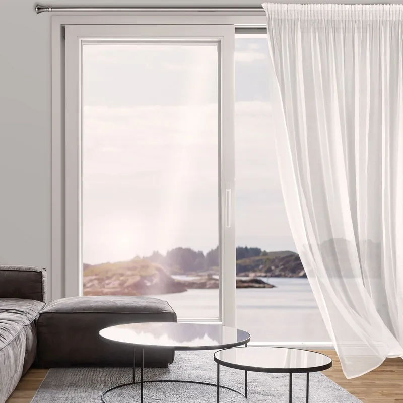 Must-Have Hotová záclona TAMINA bílá - na pásce