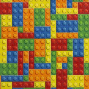 Dětský metrážový koberec Lego Sleva