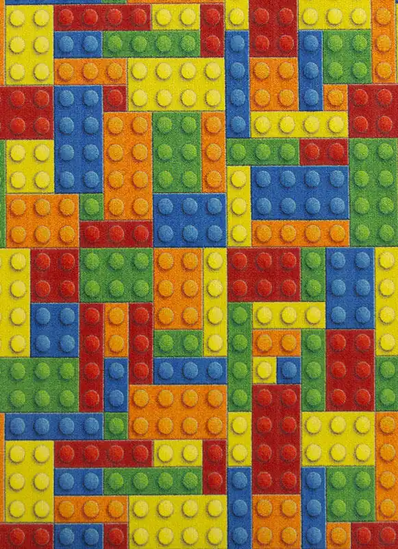 Dětský metrážový koberec Lego Sleva