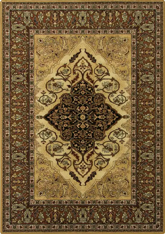 Koberec Isfahan Leyla jantar hnědý/béžový Hit Sezóny
