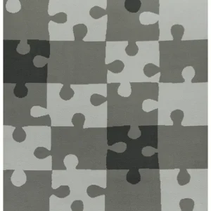 Cenově Výhodný Dětský koberec KIDS 533913/89911 puzzle, šedý