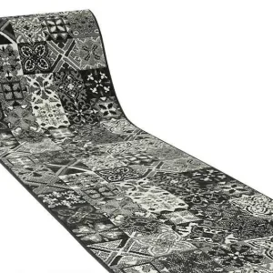 Běhoun Luna 503754/89922 - patchwork šedý Nová Kolekce