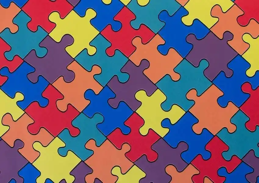 Originální PVC podlaha Eco Puzzle Colour 050