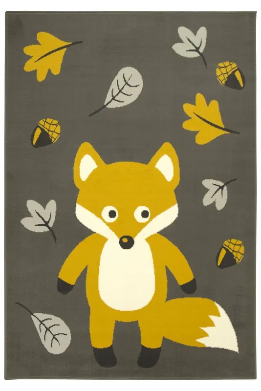 Značkový Dětský koberec Kids 534431/89915- Lišáček, hnědý