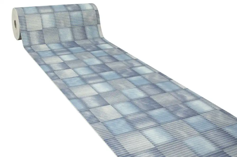 Koupelnová pěnová rohož Softy-tex 843 modrá Bezpečná Platba