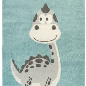 Dětský koberec Emily Kids 5860D l. Dinosaurus tyrkysový Dokud Zásoby Vydrží