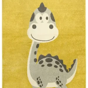 Expresní Doručení Dětský koberec Emily Kids 5860D Dinosaurus žlutý