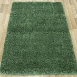 Omezená Nabídka Koberec Shaggy Puffy P001A zelený