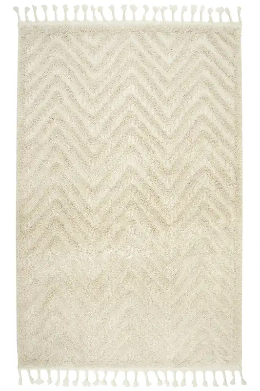 Značkový Koberec Berber 7059 3D sloní kost