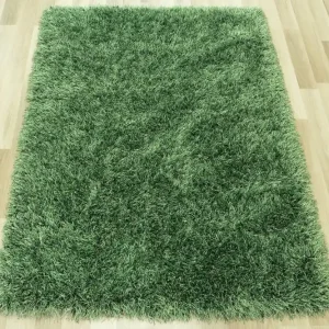 Super Cena Koberec Shaggy Lily L002 zelený