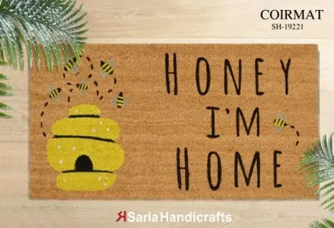 Omezená Nabídka Rohožka Honey I‘m Home béžová