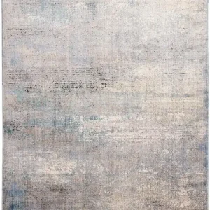 Koberec Arte Split Awan krémový / modrý Výhodná Nabídka