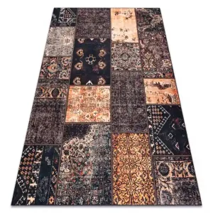 Koberec ANTIKA Ancient Chocolate patchwork hnědý / terakota Originální