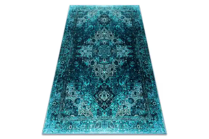 Koberec ANTIKA Ancret Azure ornament modrý Akční Cena