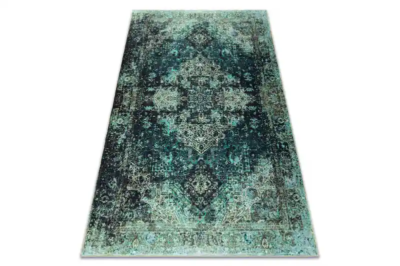 Bezpečná Platba Koberec ANTIKA Ancret Oldcooper ornament zelený
