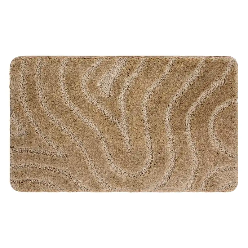 Pouze Dnes Koupelnový kobereček SUPREME WAVES vlny, béžový