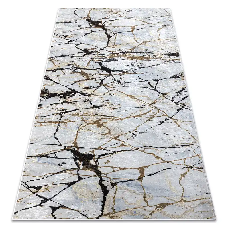 Cenový Hit Protiskluzový koberec LOTUS MARBLE 21136 béžový