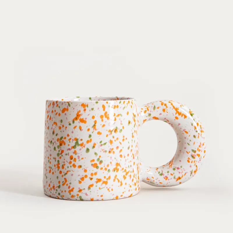 Hrnek MORNE bílý / oranžový 772580 300 ml Novinka