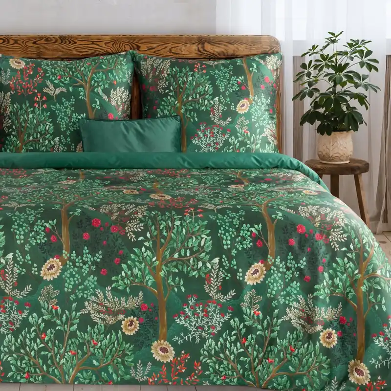 Ložní souprava REINA 1 zelená / červená Must-Have